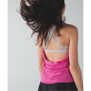 Lululemon | Wild Tank Pink Animal Cheetah Print Size 6